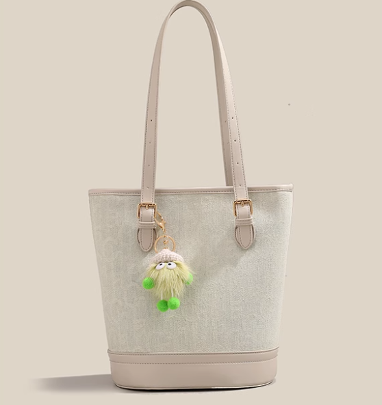 All-match canvas bag handbag underarm bucket bag shoulder bag ED0788