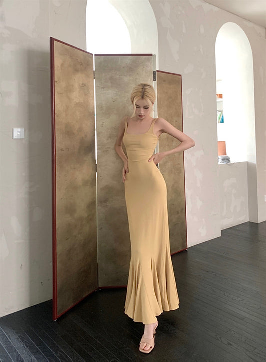 French sling fishtail hip skirt ED0809