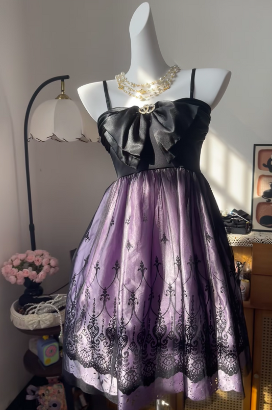 Elegantes lila Homecoming-Kleid Spaghettiträger Chiffon Geburtstagskleid Etuikleid Abschlussfeierkleid ED08348