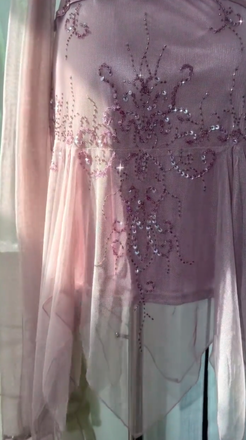Chic Halter Birthday Dress Chiffon Beaded Sheath Party Dress Purple Homecoming Dress ED08485