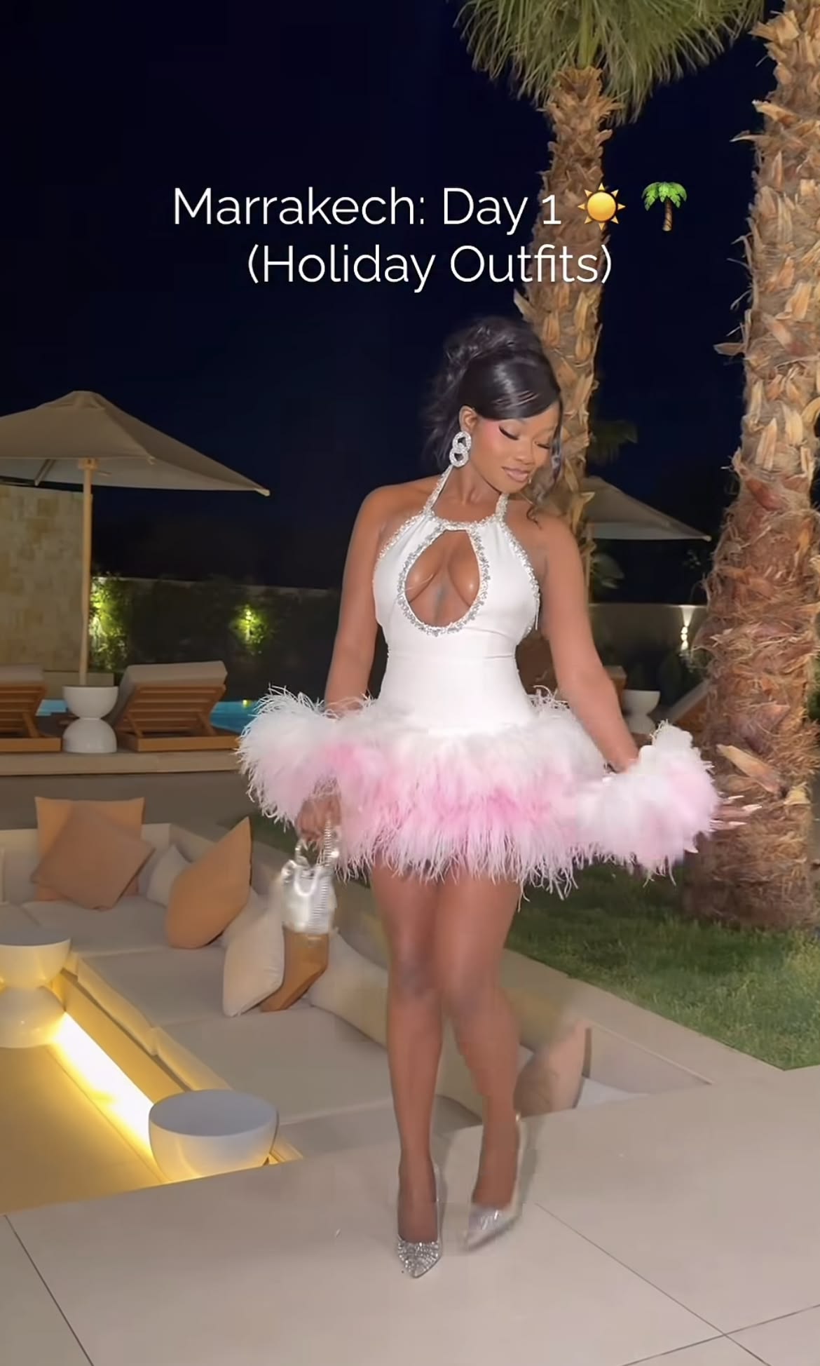 Chic Halter Birthday Dress Sheath Satin Short Party Dress White Prom Dress ED08522