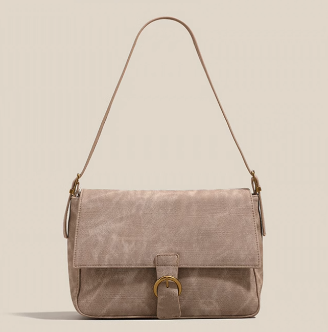 Retro versatile commuter handbag shoulder crossbody bag ED0856
