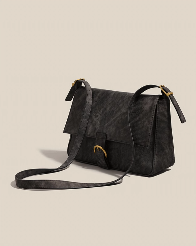 Retro versatile commuter handbag shoulder crossbody bag ED0856