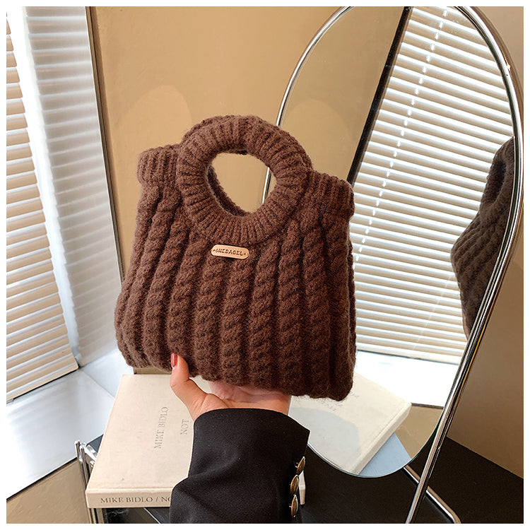 Korean simple knitted handbag ED0865