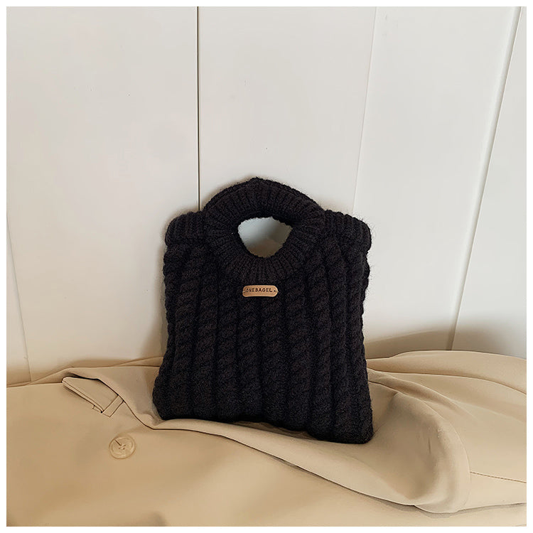 Korean simple knitted handbag ED0865