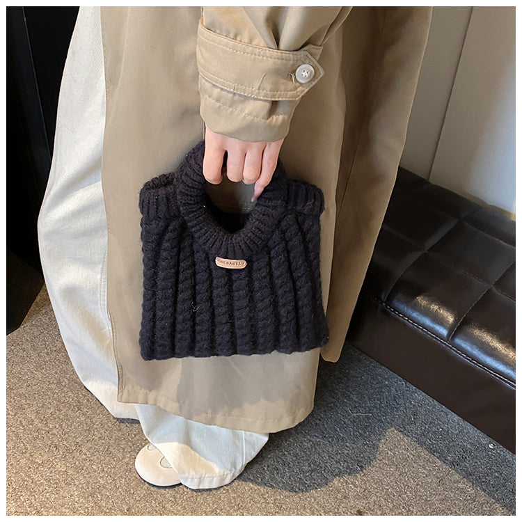 Korean simple knitted handbag ED0865