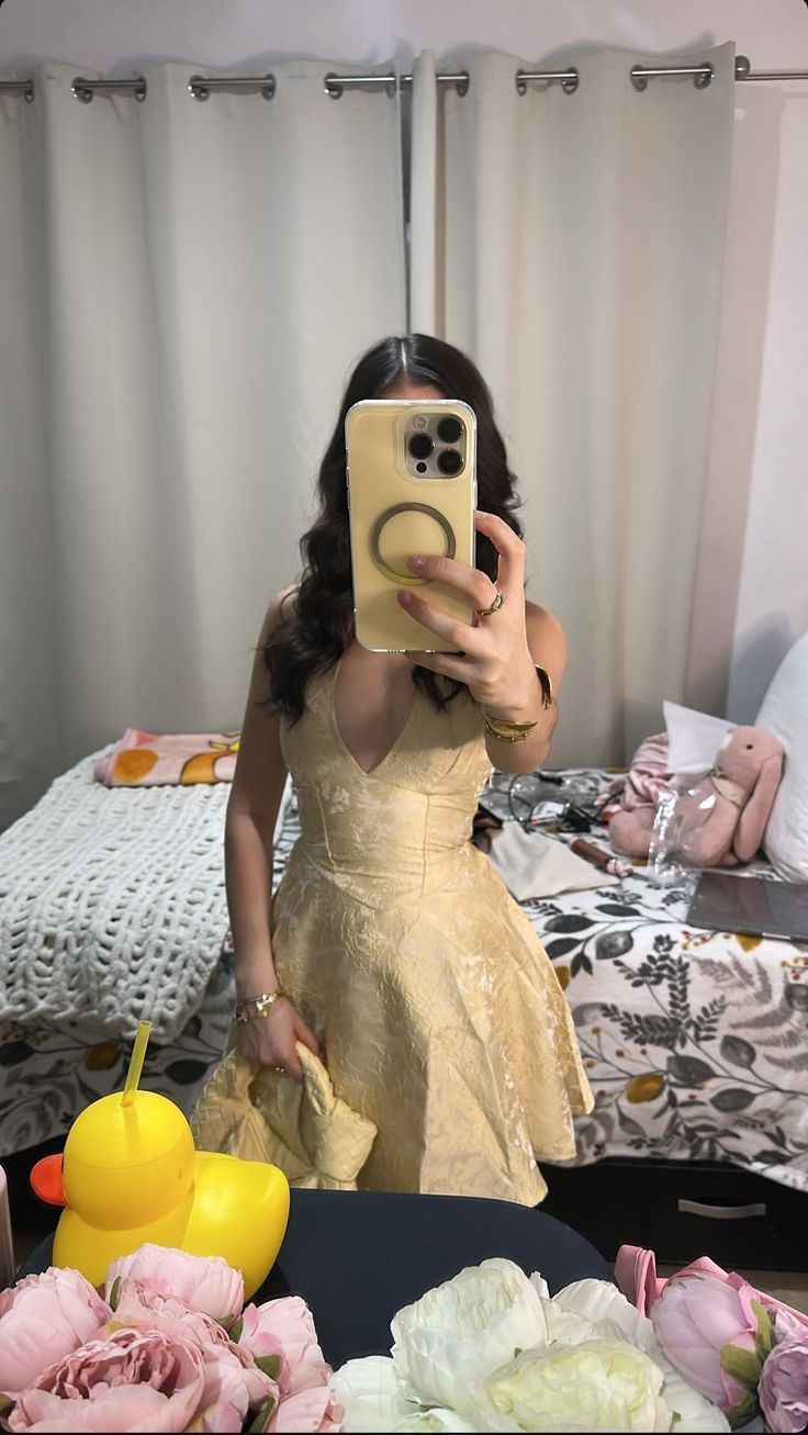 Sexy Gold Homecoming Dress Halter Sheath Satin Summer Vacation Dress Sleeveless Party Dress ED08689