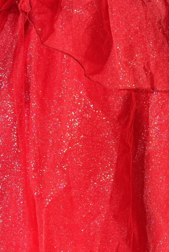 Modest Sweetheart A-Line Long Evening Dress Tulle Red Prom Dress ED09240
