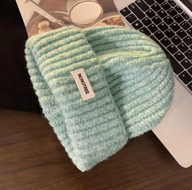 Thick warm knitted beanie ED0924