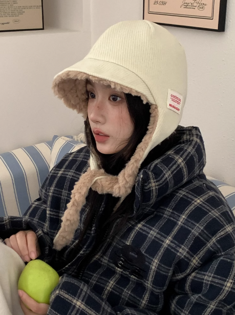 Korean style thick warm plush hat ED0930