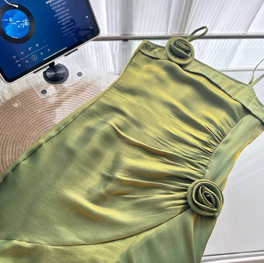 Robe d'anniversaire à volants en queue de poisson ED0950