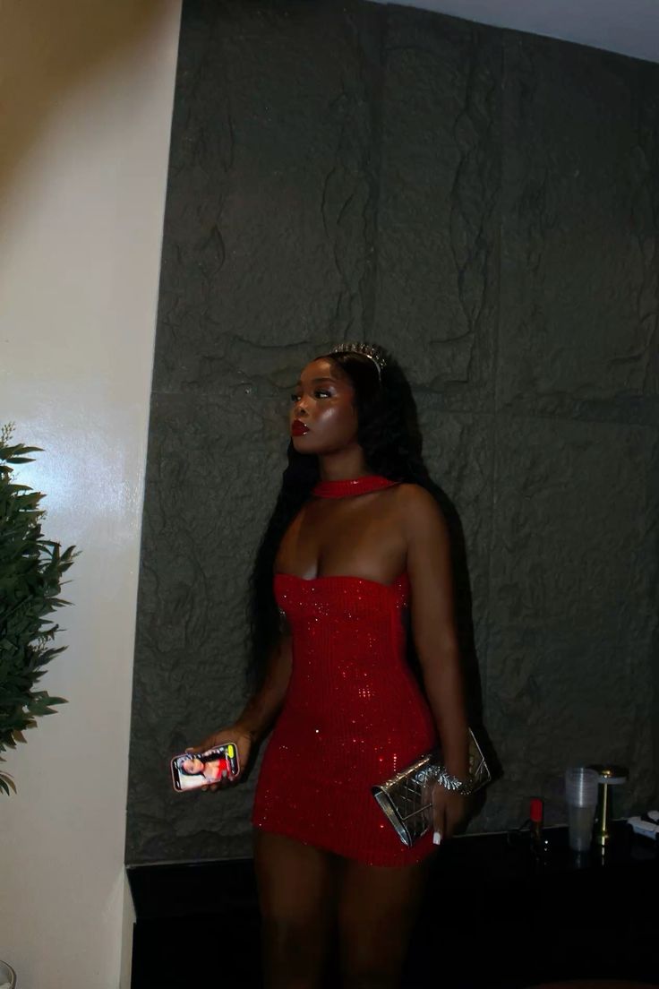 Fashion Red Hoco Dress Sweetheart Chiffon Rhinstones Dress for Party Bodycon Birthday Dress ED09529