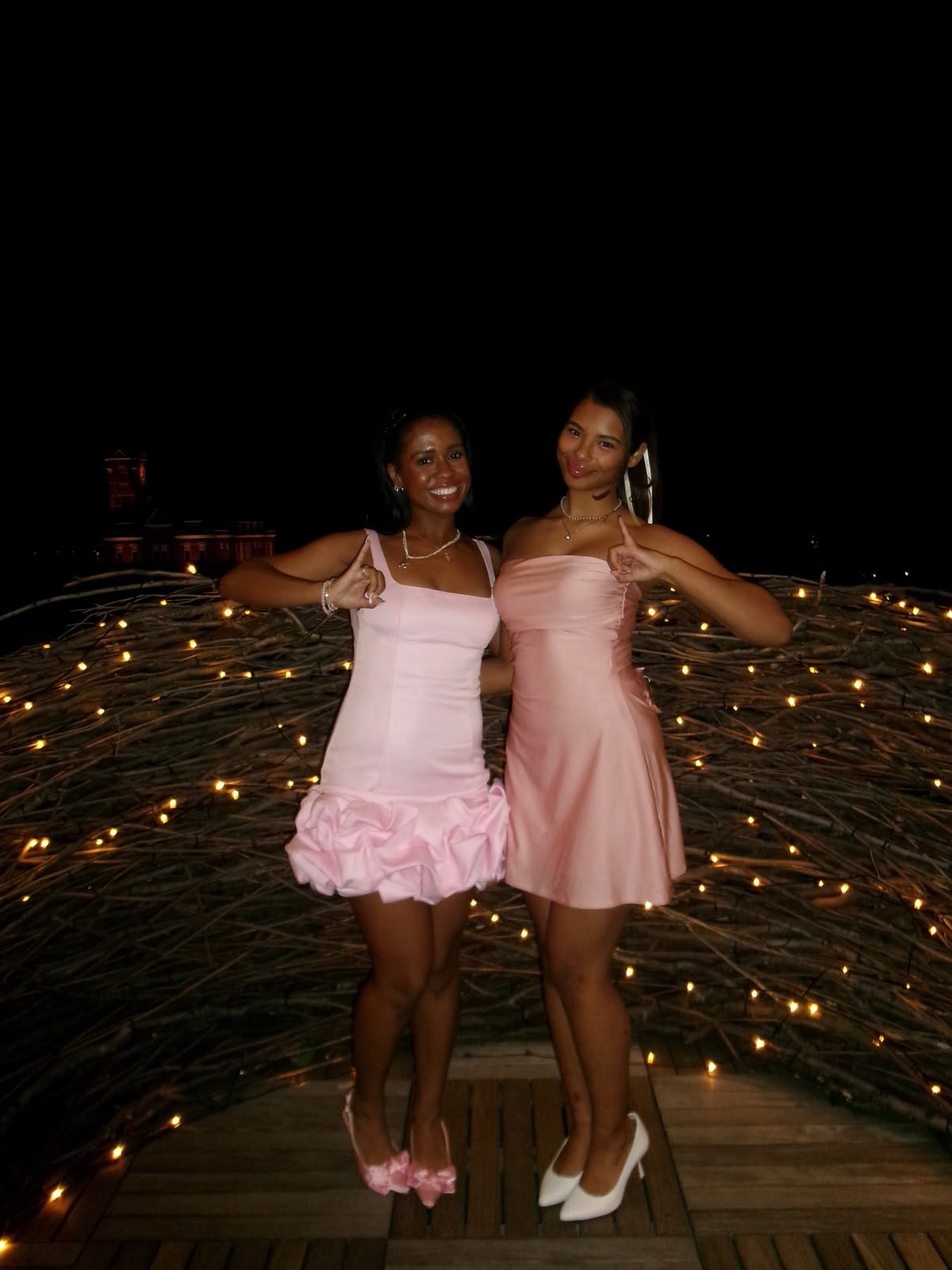 Glam Pink Short Homecoming Dress Satin Sheath Birthday Dress ED09787