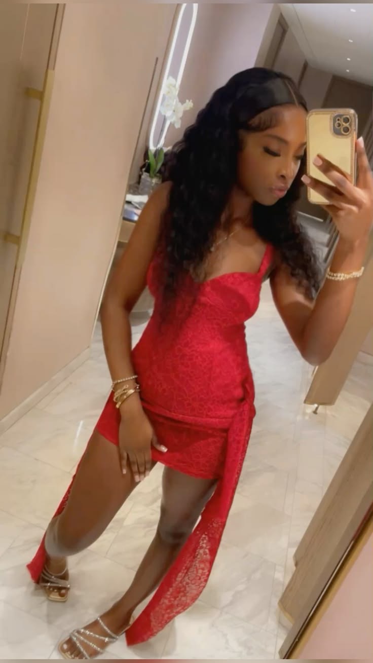 Fashion Red Short Birthday Dress Sheath Satin Homecoming Dress ED09997