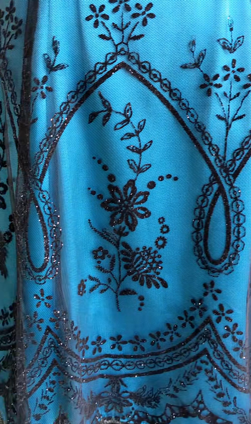 Pretty Blue Homecoming Dress A-Line Party Dress Chiffon Birthday Dress ED10046