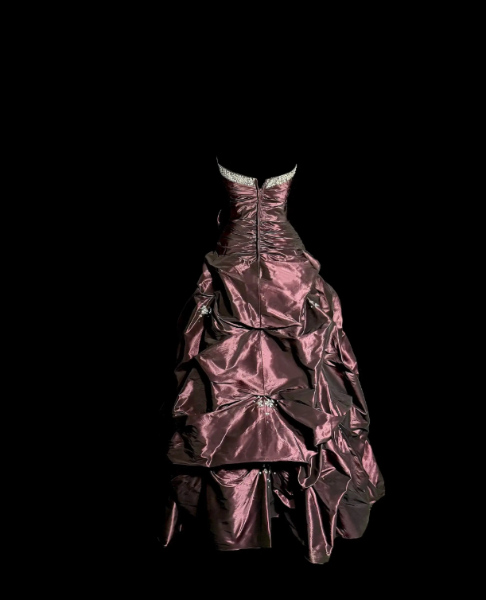 Wunderschönes langes Abendkleid aus Satin in A-Linie mit herzförmigem Ausschnitt, Dunkelburgunderrot, Ballkleid ED11956