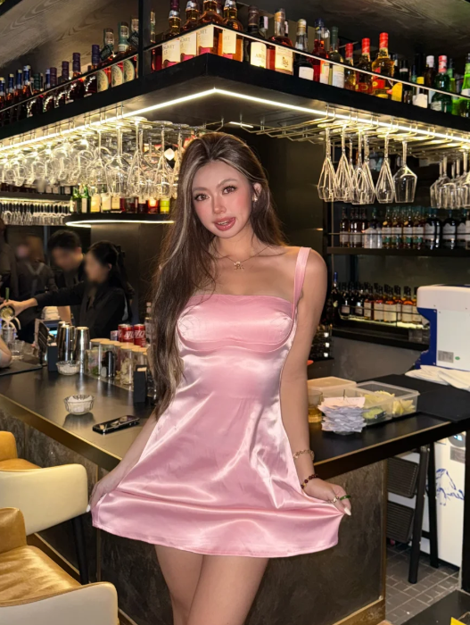 Fairy Pink Homecoming Dresses Spaghetti Strap Sheath Short Prom Dresses Cute Birthday Dresses EP04805