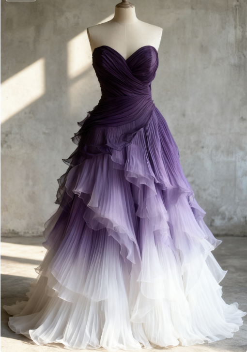 Superbe robe de soirée longue en satin fuchsia, style sirène, sans bretelles, ED02613