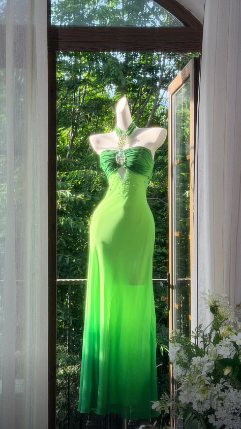 halter neck white dress long Rosalia main image 0