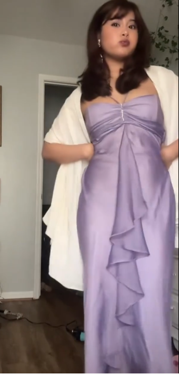 Chic Halter Birthday Dress Sheath Chiffon Vacation Dress Lavender Short Prom Dress EW08970