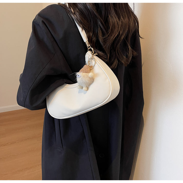 All-match hand-held single-shoulder crescent bag crossbody bag ED0847