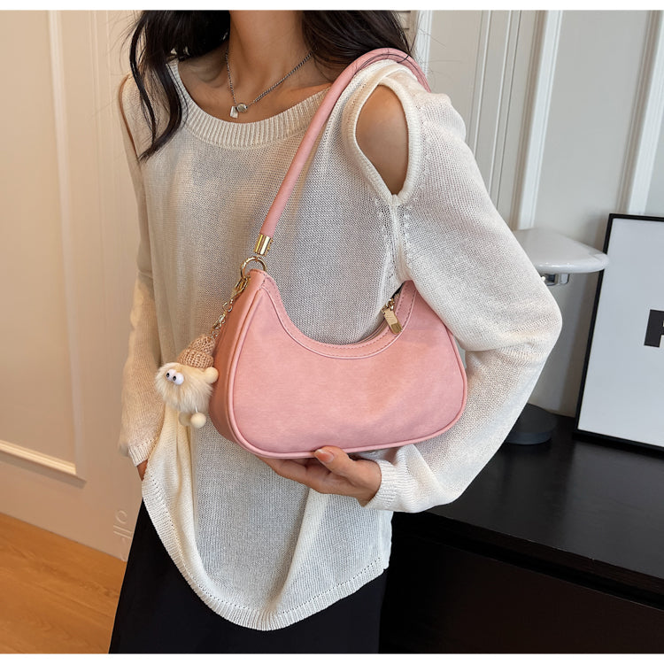 All-match hand-held single-shoulder crescent bag crossbody bag ED0847