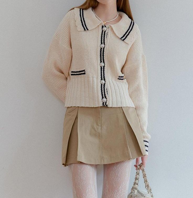 Apricot Cute Cardigan Sweater ED01342