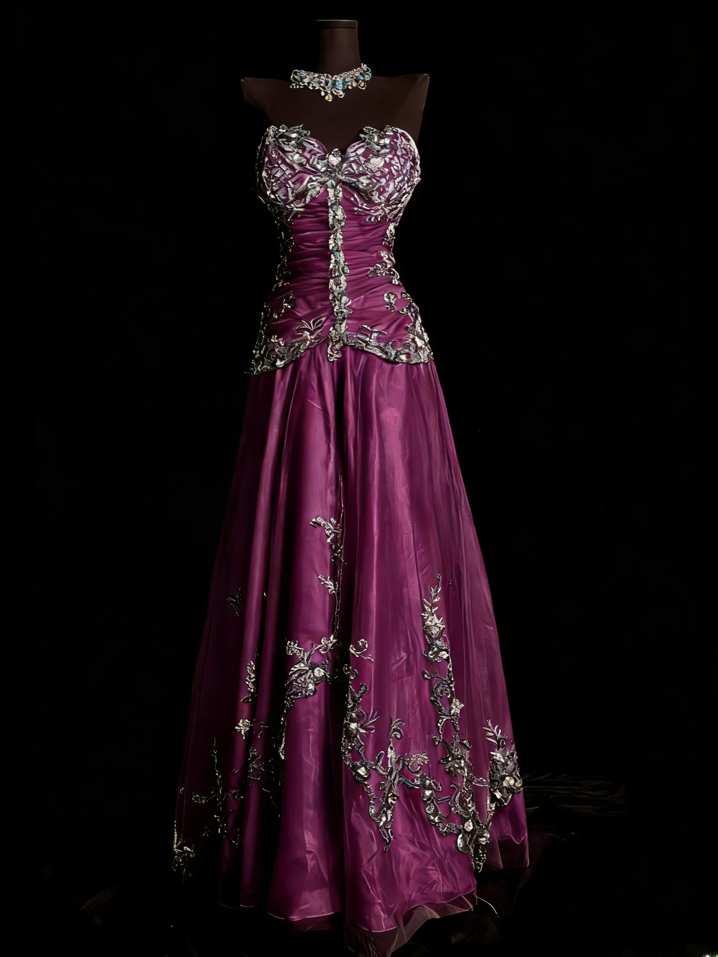 Chic Blue Long Prom Dresses Sweetheart A-Line Evening Dresses Beaded Tulle Sleeveless Party Dresses ED06125