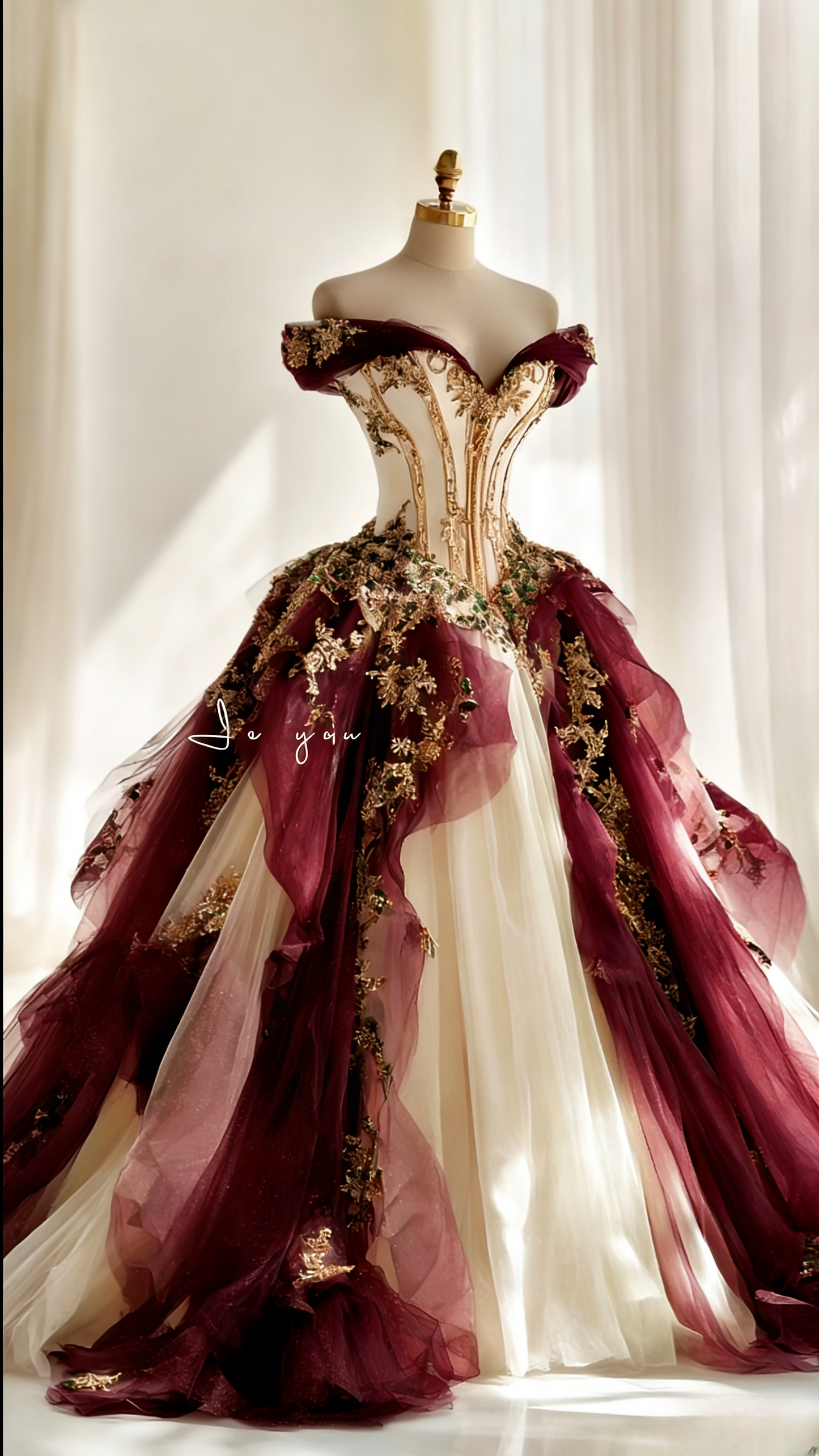 Chic Green Long Prom Dresses Appliques Tulle Off-shoulder A-Line Evening Dresses ED06152