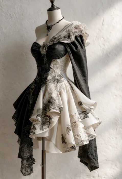 Chic Black Prom Dress A-Line Party Dress Lace Sleeveless Birthday Dress ED06756