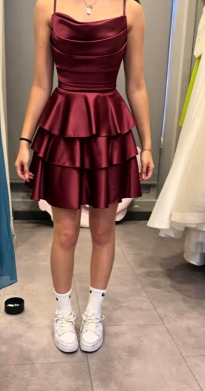 Sexy marineblaues Heimkehrkleid Träger A-Linie Satin Sommerurlaubskleid Ärmelloses Partykleid ED08698