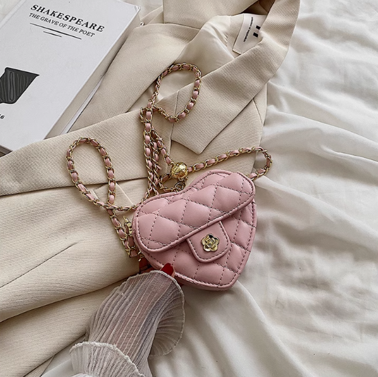 Fashion chain heart crossbody bag ED0319
