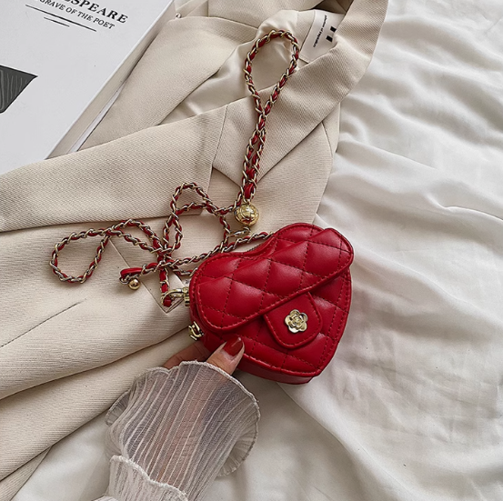 Fashion chain heart crossbody bag ED0319
