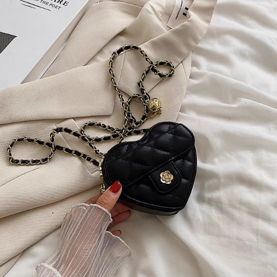 Fashion chain heart crossbody bag ED0319