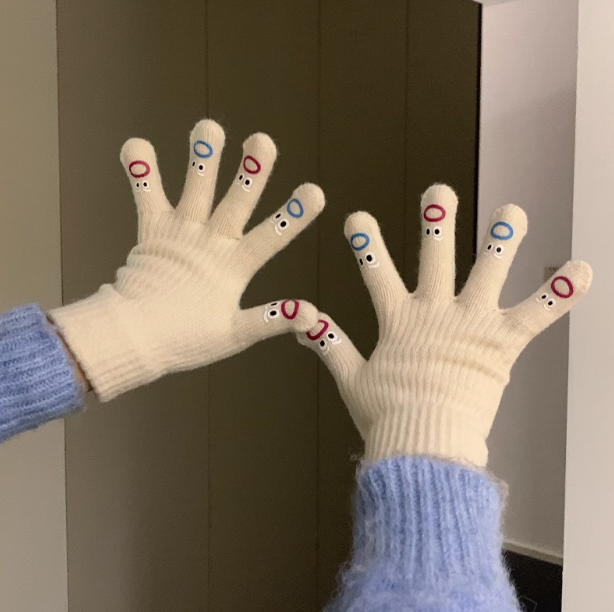 Touch screen winter warm gloves ED0898