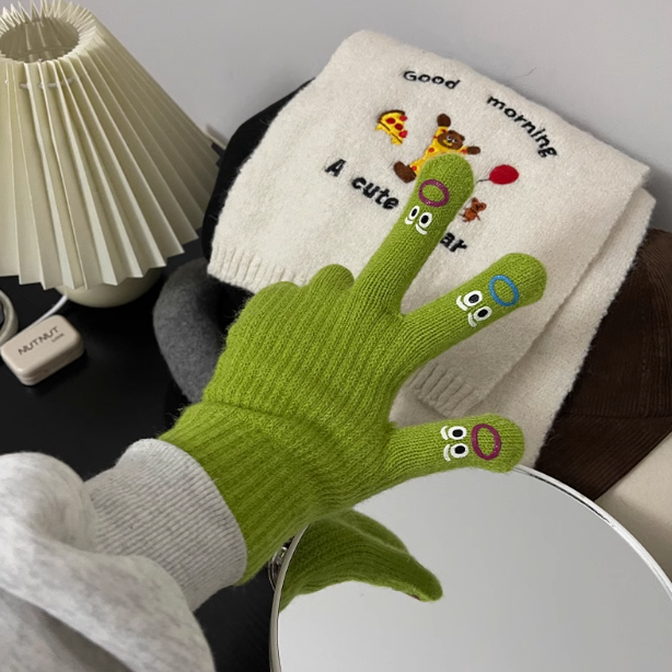 Touch screen winter warm gloves ED0898