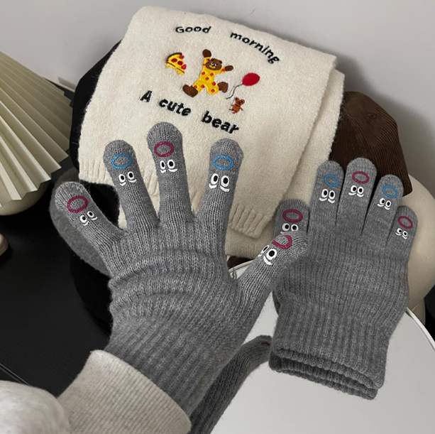 Touch screen winter warm gloves ED0898