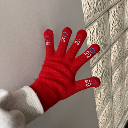 Touch screen winter warm gloves ED0898
