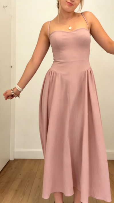 Chic Navy Blue A-Line Wedding Guest Dress Spaghetti Straps Satin Long Evening Dress EB0470