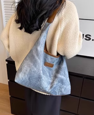 Grand sac de voyage pour femme, nouveau sac à bandoulière tendance, grande capacité, fourre-tout pour étudiantes, ED0089