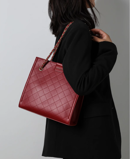 Sac bandoulière rouge grande capacité ED0097