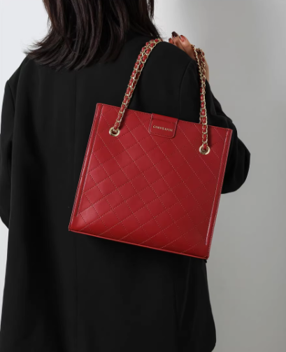 Sac bandoulière rouge grande capacité ED0097