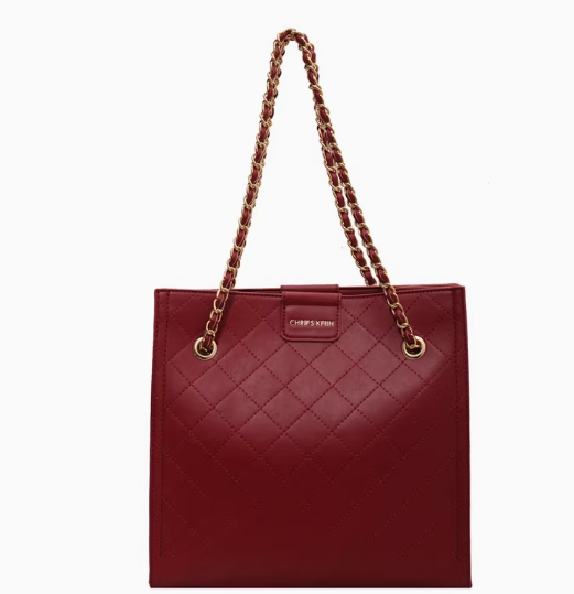 Sac bandoulière rouge grande capacité ED0097