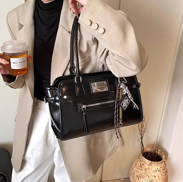 Retro Pendler-Umhängetasche Handtasche ED01001