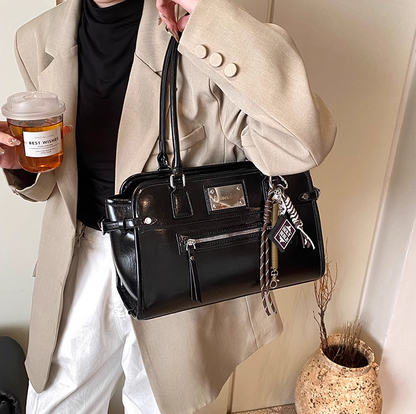 Retro Pendler-Umhängetasche Handtasche ED01001