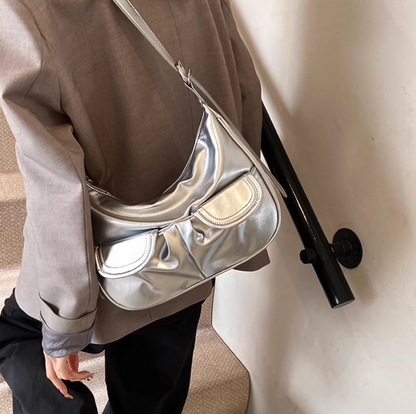 Schlichte Retro Umhängetasche Messenger Bag ED01003