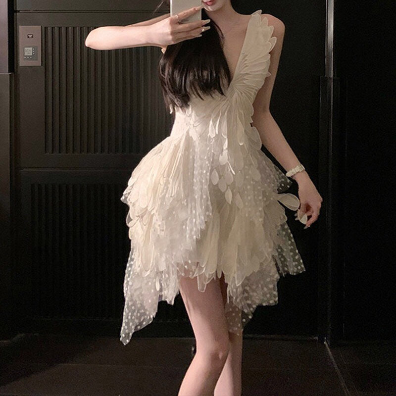 Französisches Retro-Spitzenkleid Geburtstagskleid ED01053