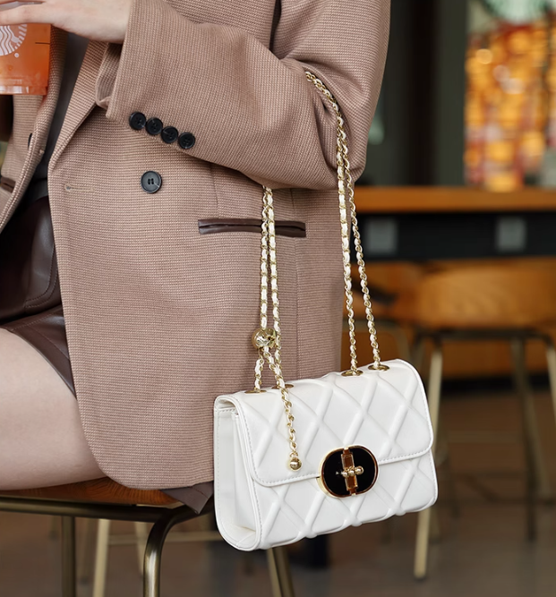 Nouveau sac à bandoulière polyvalent haut de gamme pour femme, petit sac carré ED0115