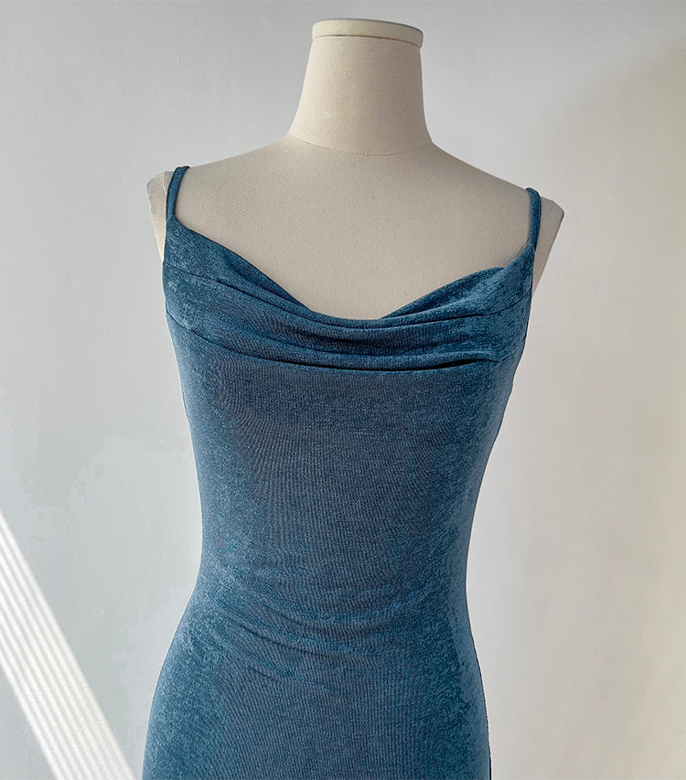 Elegant Swing Neck Suspender Dress Party Dress ED01163