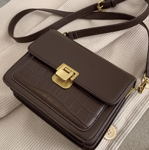 Nouveau sac messager carré polyvalent haut de gamme à bandoulière unique pour femmes ED0116